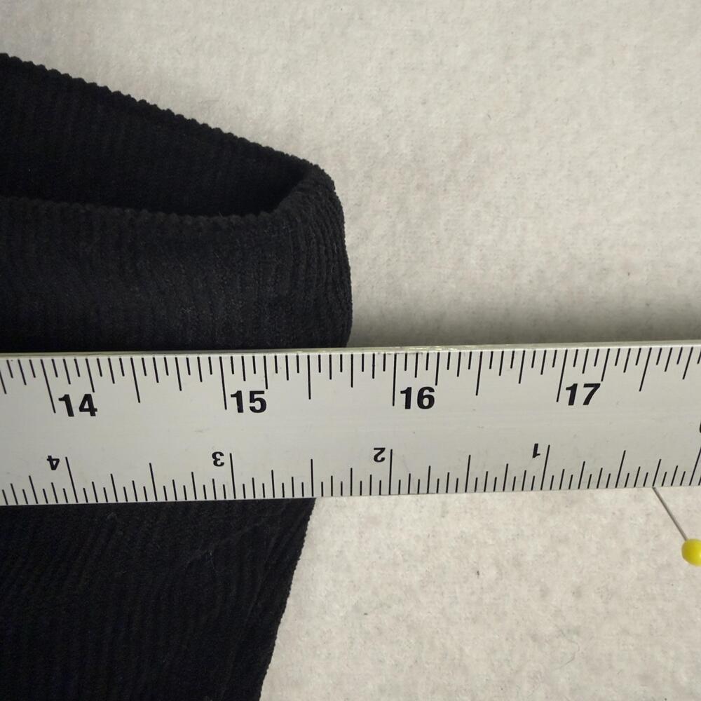 Vtg Y2K JEALOUS TOMATO Jumpsuit Bell Bottom Flare Stretch Corduroy Black Size XS - Picture 8 of 16